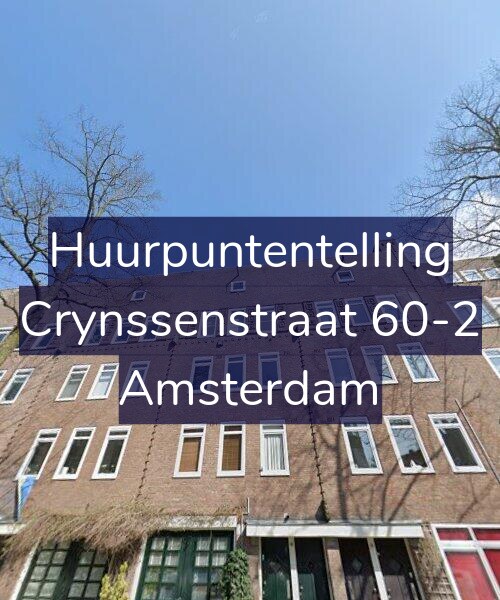 Foto gevel Huurpuntentelling voor Crynssenstraat 60-2, Amsterdam
