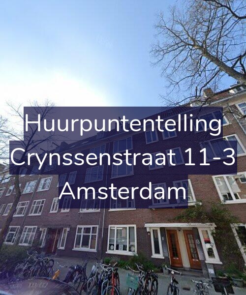 Foto gevel Huurpuntentelling voor Crynssenstraat 11-3, Amsterdam