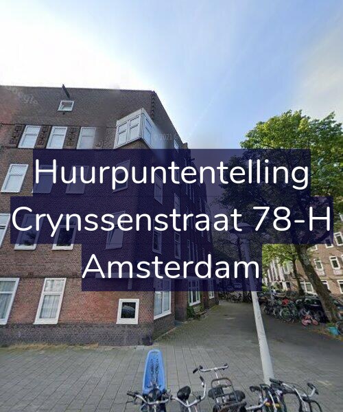 Foto gevel Huurpuntentelling voor Crynssenstraat 78-H, Amsterdam