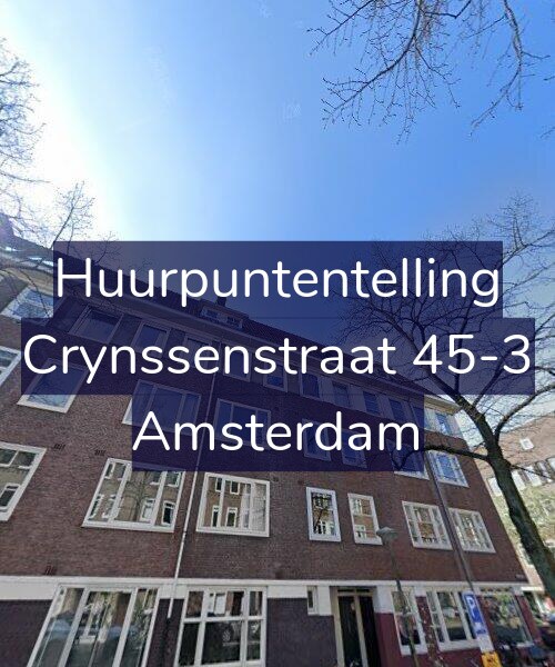Foto gevel Huurpuntentelling voor Crynssenstraat 45-3, Amsterdam