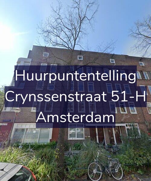 Foto gevel Huurpuntentelling voor Crynssenstraat 51-H, Amsterdam