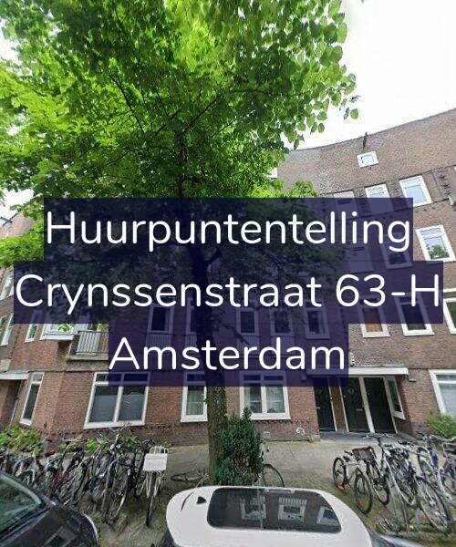 Foto gevel Huurpuntentelling voor Crynssenstraat 63-H, Amsterdam