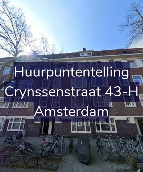 Foto gevel Huurpuntentelling voor Crynssenstraat 43-H, Amsterdam