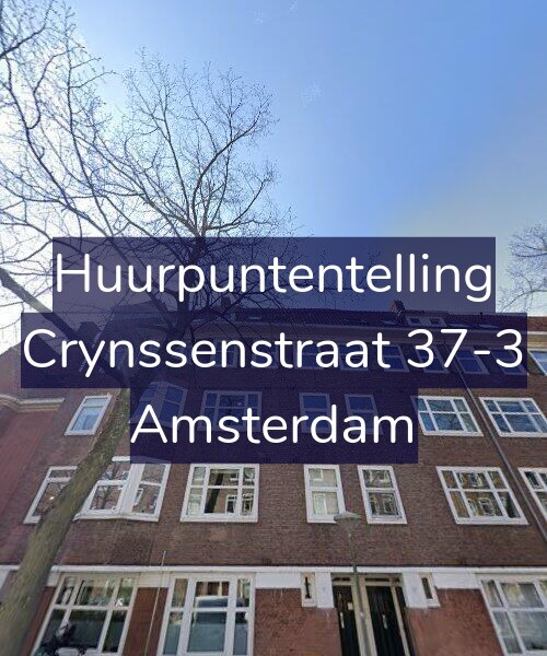 Foto gevel Huurpuntentelling voor Crynssenstraat 37-3, Amsterdam