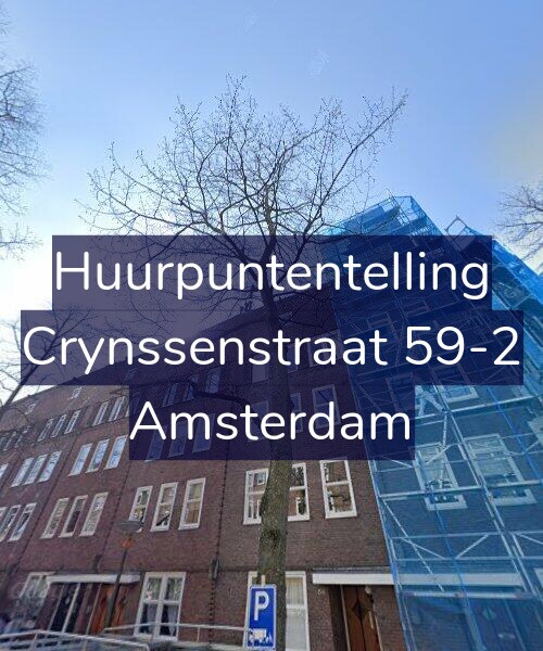 Foto gevel Huurpuntentelling voor Crynssenstraat 59-2, Amsterdam