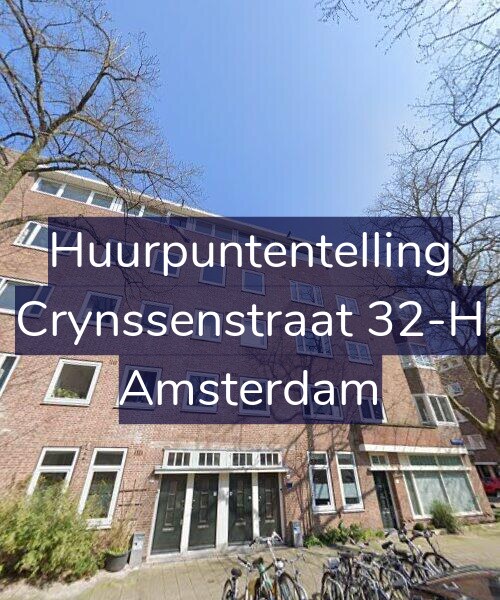 Foto gevel Huurpuntentelling voor Crynssenstraat 32-H, Amsterdam