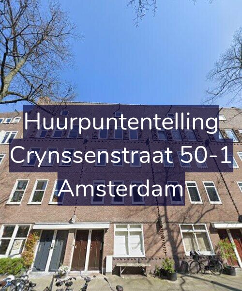 Foto gevel Huurpuntentelling voor Crynssenstraat 50-1, Amsterdam