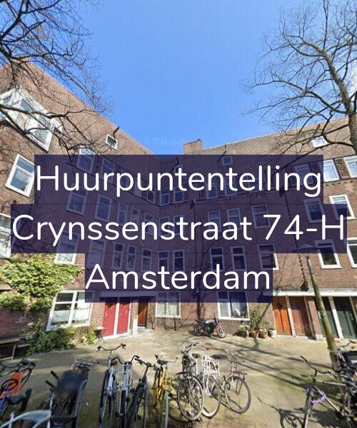 Foto gevel Huurpuntentelling voor Crynssenstraat 74-H, Amsterdam