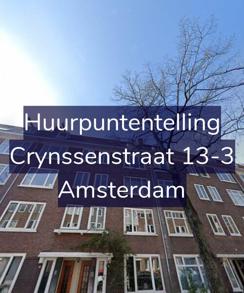 Foto gevel Huurpuntentelling voor Crynssenstraat 13-3, Amsterdam