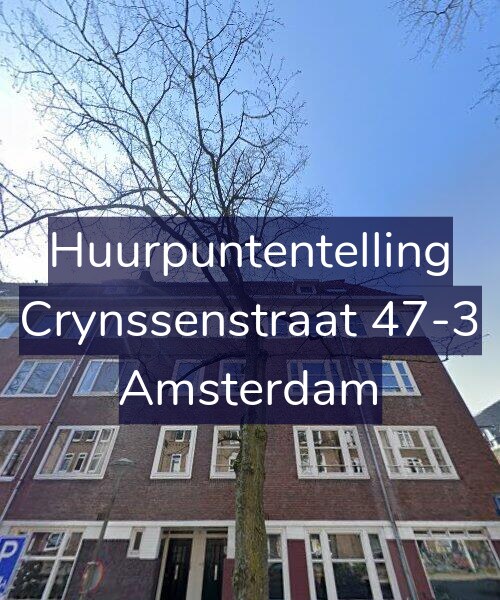Foto gevel Huurpuntentelling voor Crynssenstraat 47-3, Amsterdam