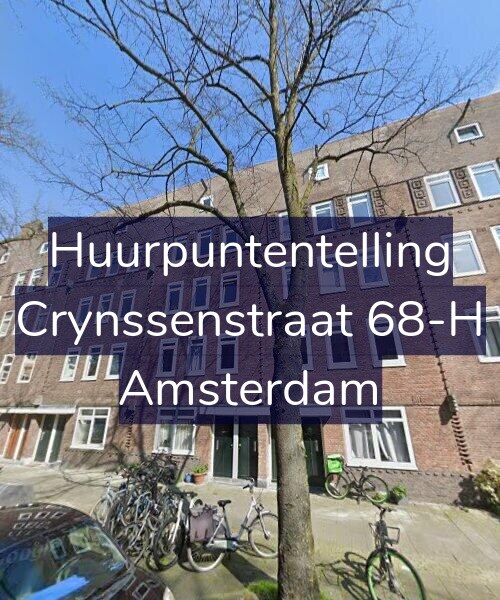 Foto gevel Huurpuntentelling voor Crynssenstraat 68-H, Amsterdam