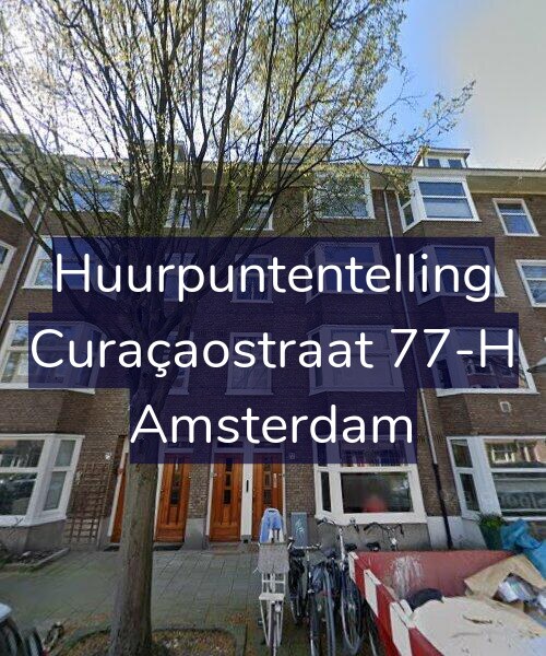 Foto gevel Huurpuntentelling voor Curaçaostraat 77-H, Amsterdam