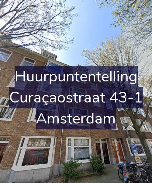 Foto gevel Huurpuntentelling voor Curaçaostraat 43-1, Amsterdam