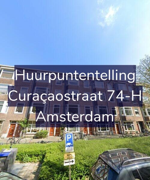 Foto gevel Huurpuntentelling voor Curaçaostraat 74-H, Amsterdam