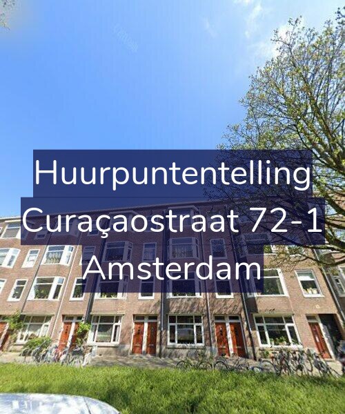 Foto gevel Huurpuntentelling voor Curaçaostraat 72-1, Amsterdam