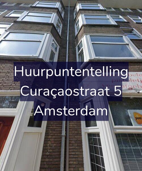 Foto gevel Huurpuntentelling voor Curaçaostraat 5, Amsterdam