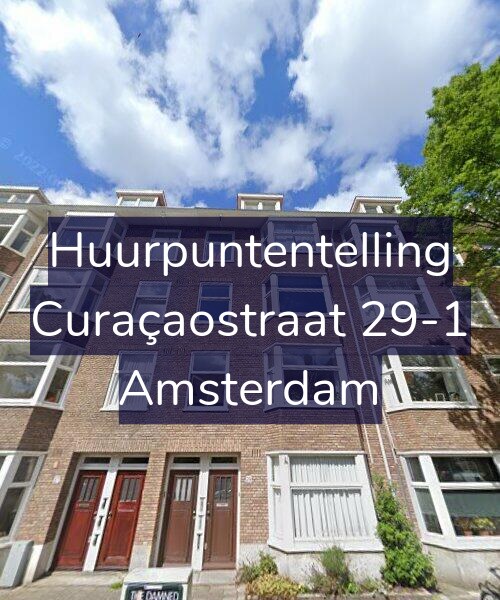 Foto gevel Huurpuntentelling voor Curaçaostraat 29-1, Amsterdam