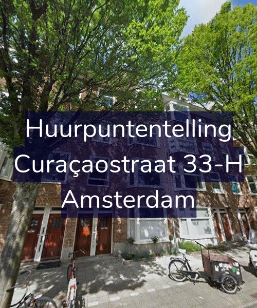 Foto gevel Huurpuntentelling voor Curaçaostraat 33-H, Amsterdam