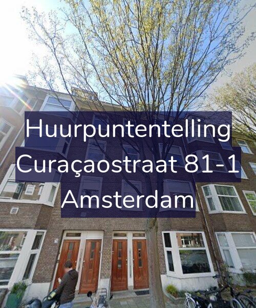 Foto gevel Huurpuntentelling voor Curaçaostraat 81-1, Amsterdam