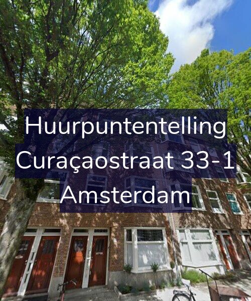 Foto gevel Huurpuntentelling voor Curaçaostraat 33-1, Amsterdam