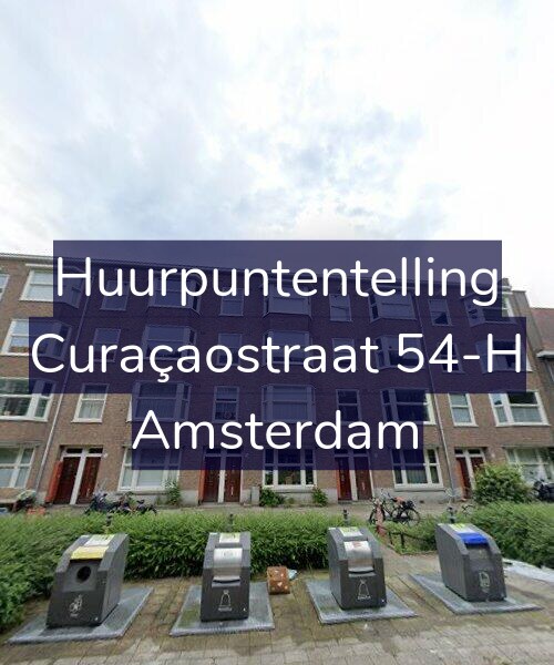 Foto gevel Huurpuntentelling voor Curaçaostraat 54-H, Amsterdam