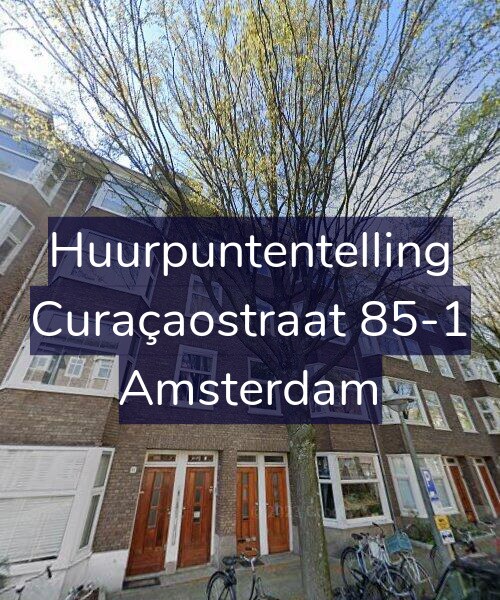 Foto gevel Huurpuntentelling voor Curaçaostraat 85-1, Amsterdam