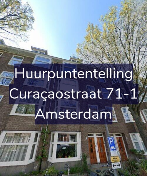 Foto gevel Huurpuntentelling voor Curaçaostraat 71-1, Amsterdam