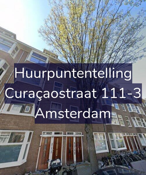 Foto gevel Huurpuntentelling voor Curaçaostraat 111-3, Amsterdam