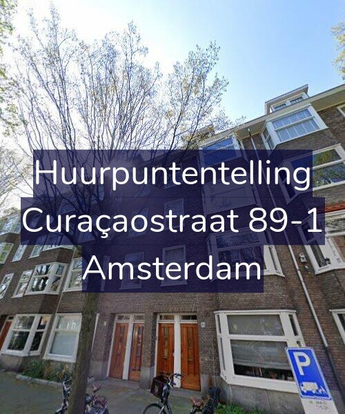 Foto gevel Huurpuntentelling voor Curaçaostraat 89-1, Amsterdam