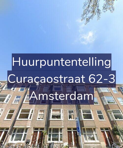 Foto gevel Huurpuntentelling voor Curaçaostraat 62-3, Amsterdam