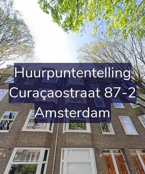 Foto gevel Huurpuntentelling voor Curaçaostraat 87-2, Amsterdam