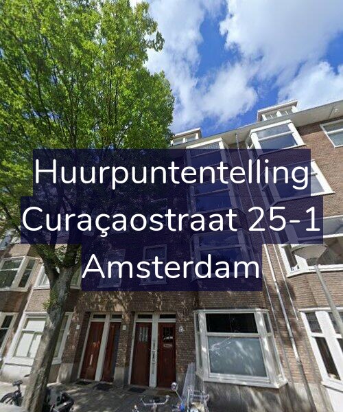 Foto gevel Huurpuntentelling voor Curaçaostraat 25-1, Amsterdam