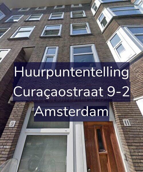 Foto gevel Huurpuntentelling voor Curaçaostraat 9-2, Amsterdam