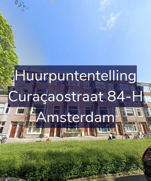Foto gevel Huurpuntentelling voor Curaçaostraat 84-H, Amsterdam
