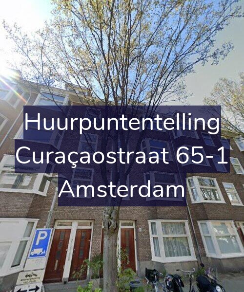 Foto gevel Huurpuntentelling voor Curaçaostraat 65-1, Amsterdam