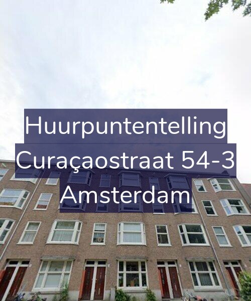 Foto gevel Huurpuntentelling voor Curaçaostraat 54-3, Amsterdam