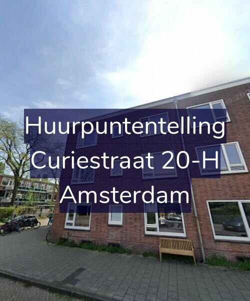 Foto gevel Huurpuntentelling voor Curiestraat 20-H, Amsterdam