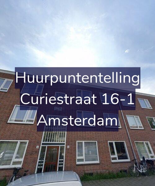Foto gevel Huurpuntentelling voor Curiestraat 16-1, Amsterdam
