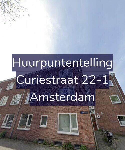 Foto gevel Huurpuntentelling voor Curiestraat 22-1, Amsterdam