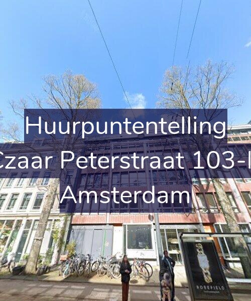Foto gevel Huurpuntentelling voor Czaar Peterstraat 103-B, Amsterdam
