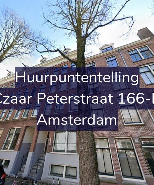 Foto gevel Huurpuntentelling voor Czaar Peterstraat 166-B, Amsterdam