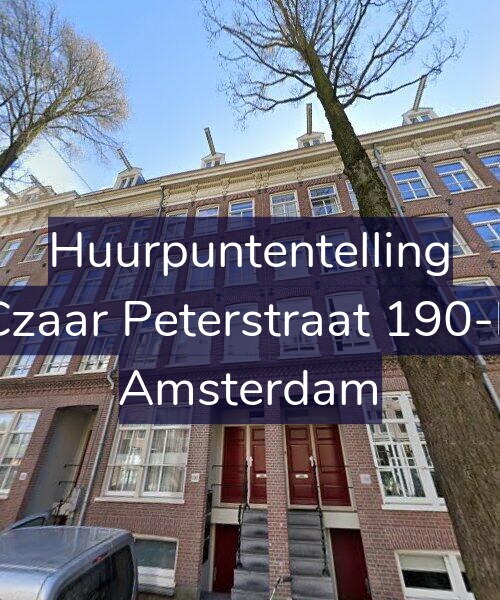 Foto gevel Huurpuntentelling voor Czaar Peterstraat 190-F, Amsterdam