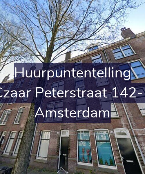 Foto gevel Huurpuntentelling voor Czaar Peterstraat 142-1, Amsterdam