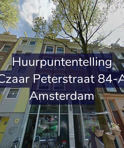 Foto gevel Huurpuntentelling voor Czaar Peterstraat 84-A, Amsterdam