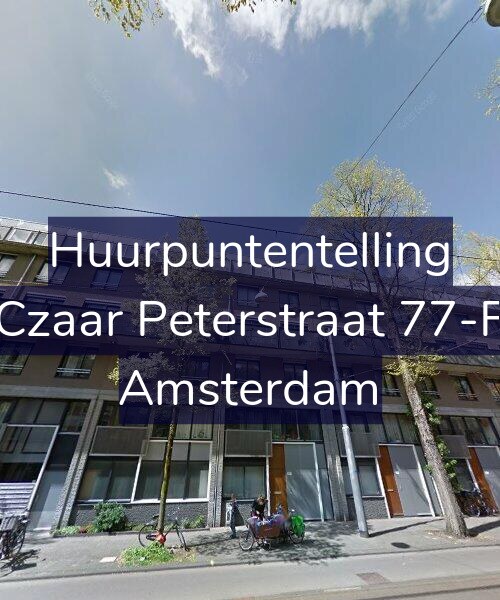 Foto gevel Huurpuntentelling voor Czaar Peterstraat 77-F, Amsterdam