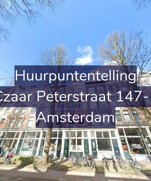 Foto gevel Huurpuntentelling voor Czaar Peterstraat 147-1, Amsterdam
