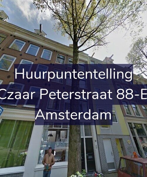 Foto gevel Huurpuntentelling voor Czaar Peterstraat 88-B, Amsterdam
