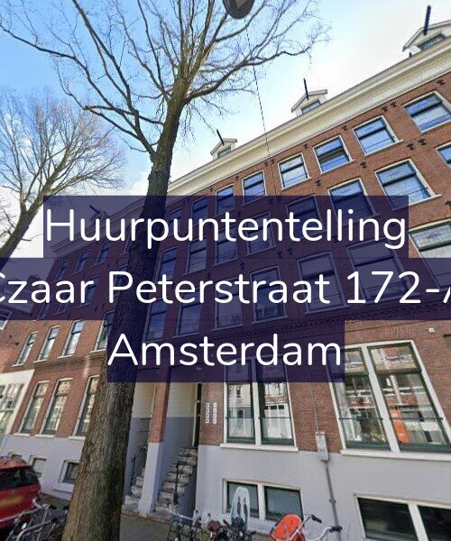 Foto gevel Huurpuntentelling voor Czaar Peterstraat 172-A, Amsterdam