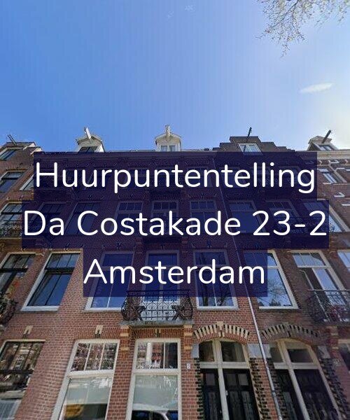Foto gevel Huurpuntentelling voor Da Costakade 23-2, Amsterdam