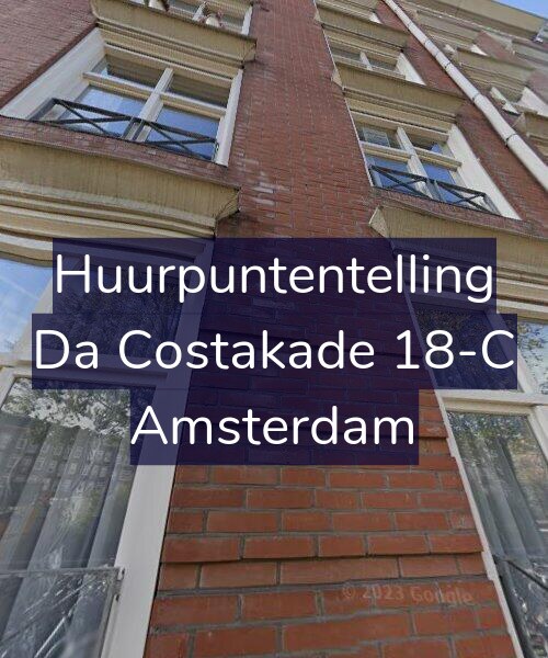 Foto gevel Huurpuntentelling voor Da Costakade 18-C, Amsterdam